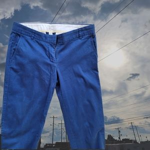 J.Crew Bright Blue Pants Size 6